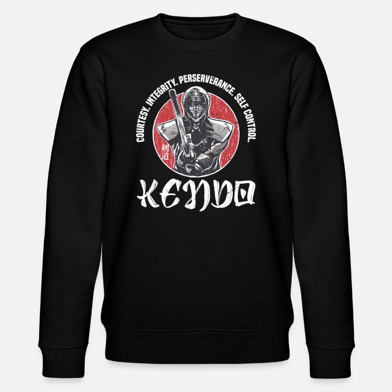 Decency. Integrity. Perseverance. Self-control. - Stanley/Stella CHANGER Unisex Organic Sweatshirt - black