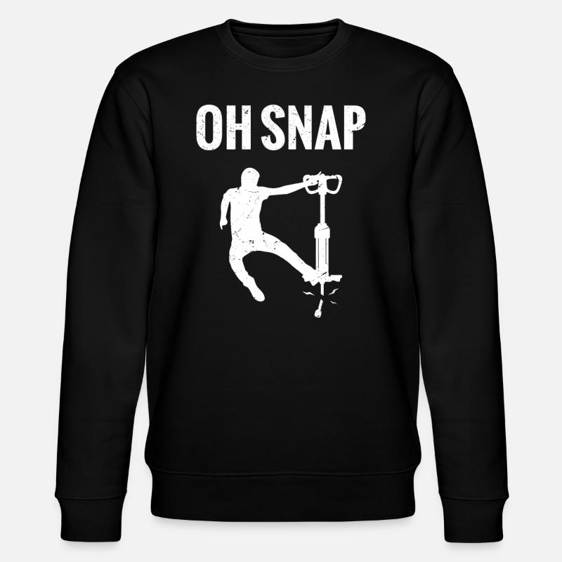 Pogo Stick Oh Snap - Stanley/Stella Unisex Bio-Sweatshirt CHANGER - Schwarz