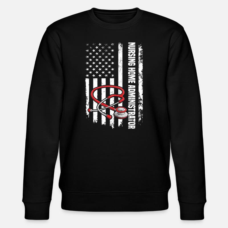 Nursing Home Administrators - Stanley/Stella CHANGER Unisex Organic Sweatshirt - black