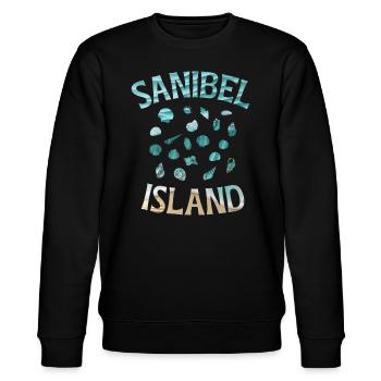 La vie est meilleure sur l’île de Sanibel - Sweat bio CHANGER Stanley/Stella Unisexe - noir - Devant - Nik (191cm) & Marisol (170cm)