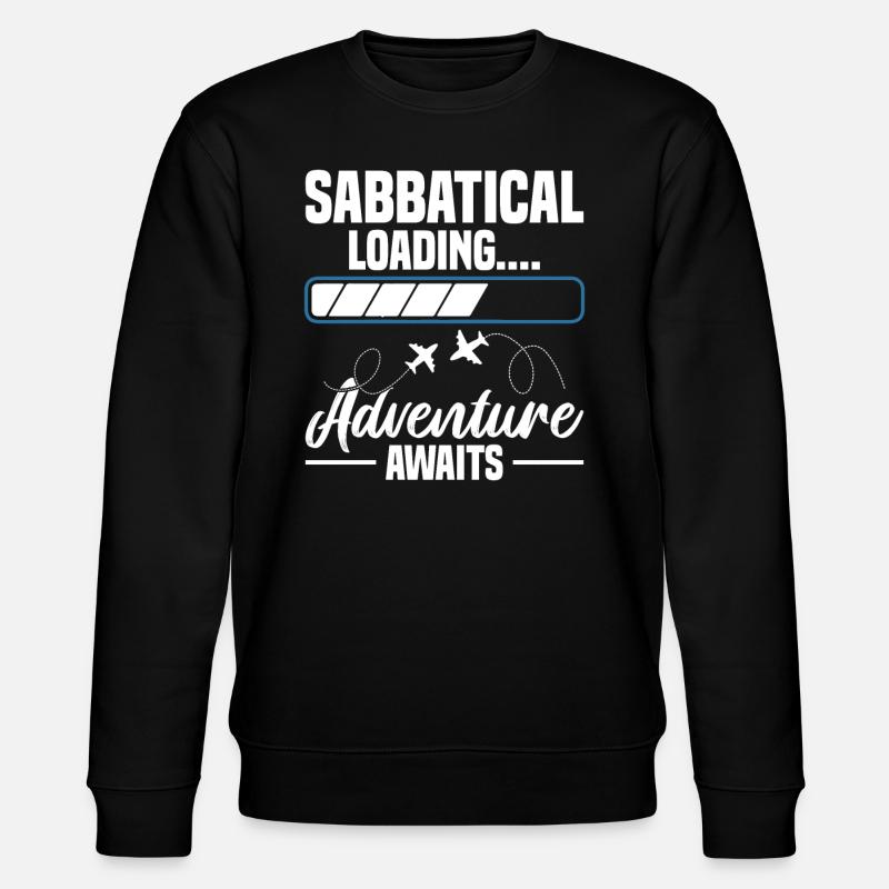 Loading... Adventure awaits - Stanley/Stella CHANGER Unisex Organic Sweatshirt - black