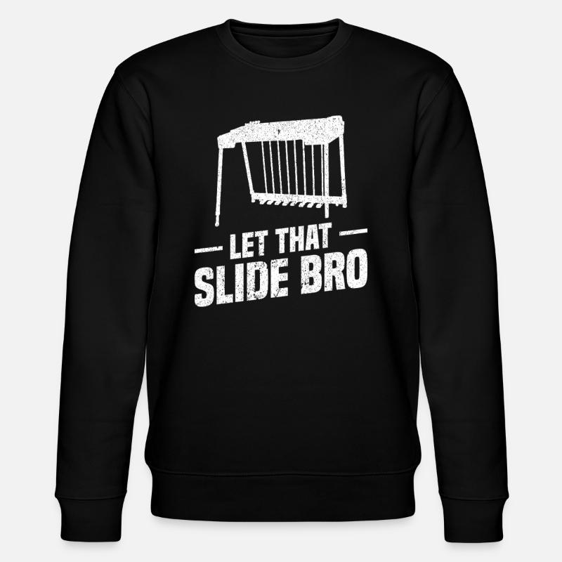 Let this foil bro - Stanley/Stella CHANGER Unisex Organic Sweatshirt - black