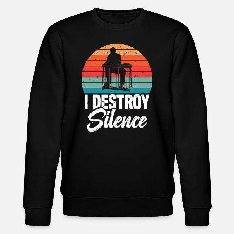 Je détruis le silence - Sweat bio CHANGER Stanley/Stella Unisexe - noir