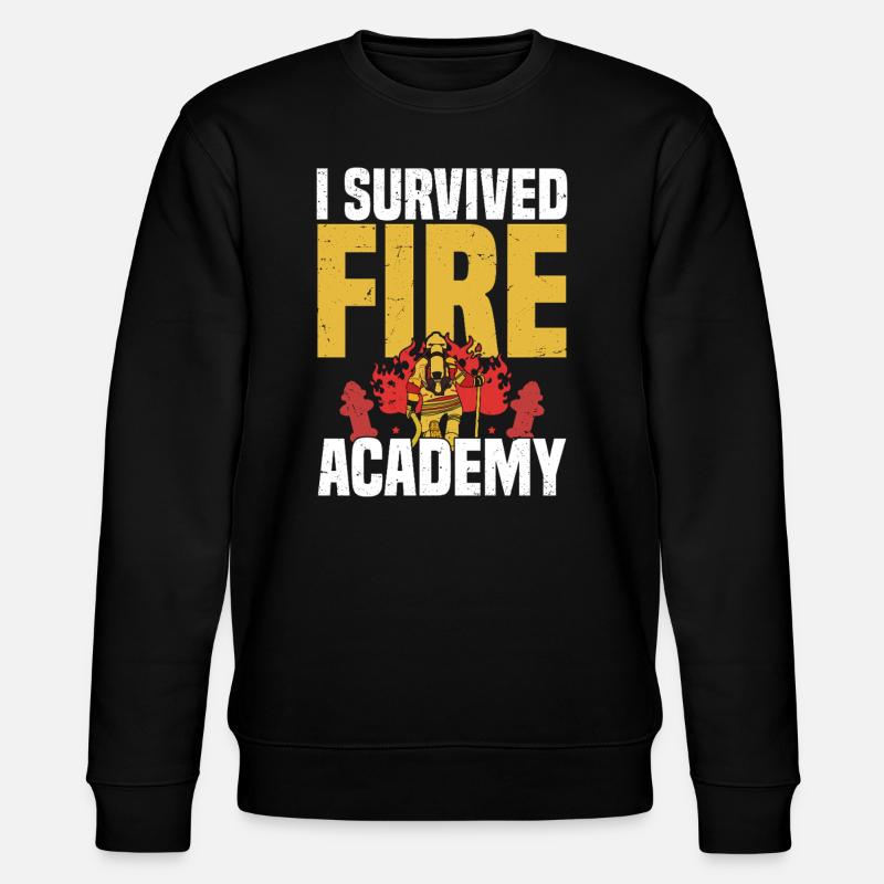 Ich Habe Die Fire Academy - Stanley/Stella Unisex Bio-Sweatshirt CHANGER - Schwarz