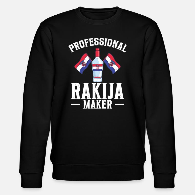 Professional Rakija Maker - Stanley/Stella CHANGER Unisex Organic Sweatshirt - black