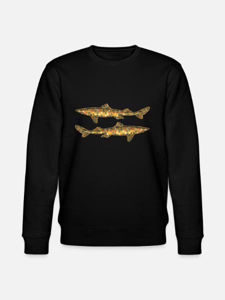 Dogfish Geometric - Stanley/Stella CHANGER Unisex Organic Sweatshirt - black