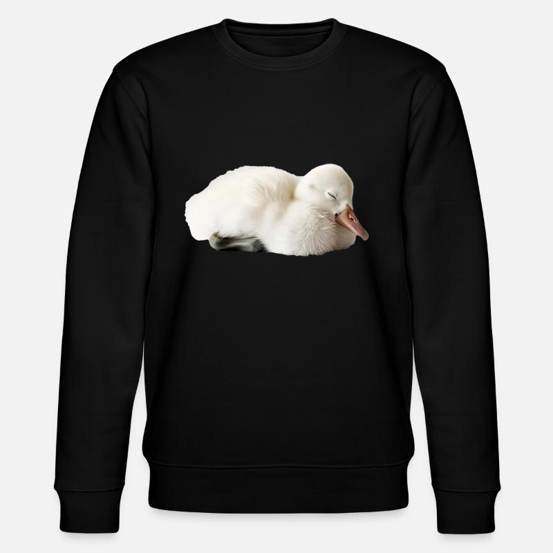 Schwan - Stanley/Stella Unisex Bio-Sweatshirt CHANGER  - Schwarz