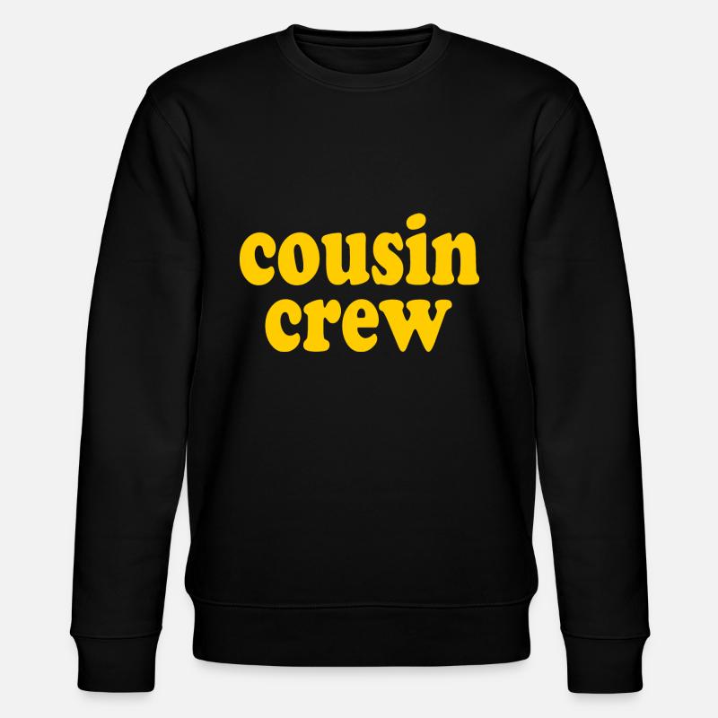 Cousin crew - Stanley/Stella Unisex Bio-Sweatshirt CHANGER  - Schwarz