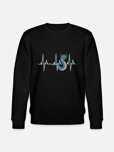 Drachen - Stanley/Stella Unisex Bio-Sweatshirt CHANGER  - Schwarz