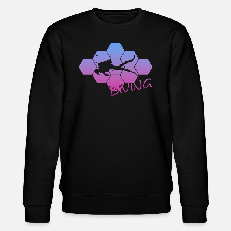Tauchen - Diving - Scuba Diver - Stanley/Stella Unisex Bio-Sweatshirt CHANGER  - Schwarz