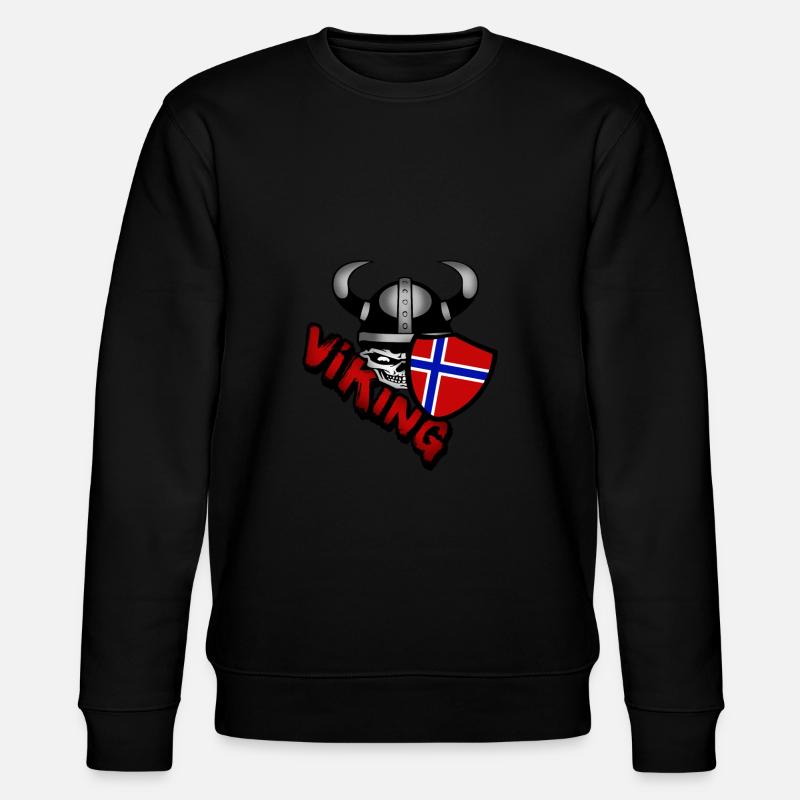 Norwegen - Stanley/Stella Unisex Bio-Sweatshirt CHANGER  - Schwarz