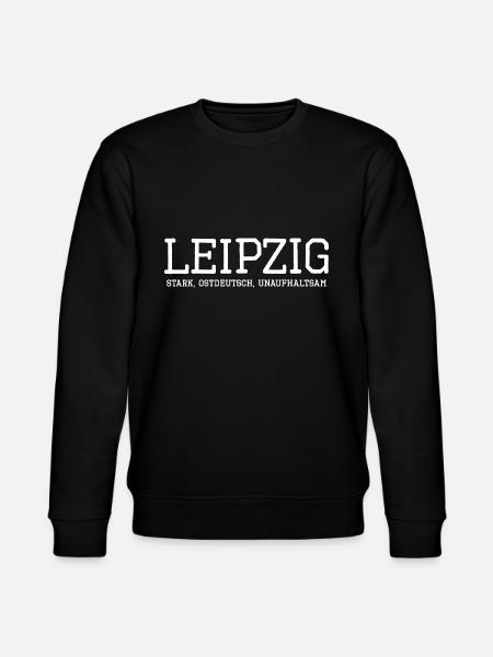 Leipzig Sachsen - Ostdeutschland Sächsisch - Stanley/Stella Unisex Bio-Sweatshirt CHANGER - Schwarz