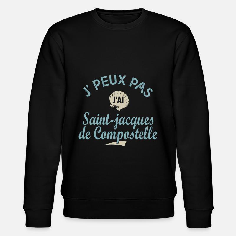 compostelle J'peux pas j ai chemin de Compostelle - Sweat bio CHANGER Stanley/Stella Unisexe - noir