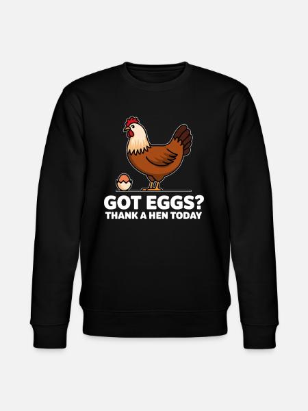 Chicken Chickens - Stanley/Stella CHANGER Unisex Organic Sweatshirt - black