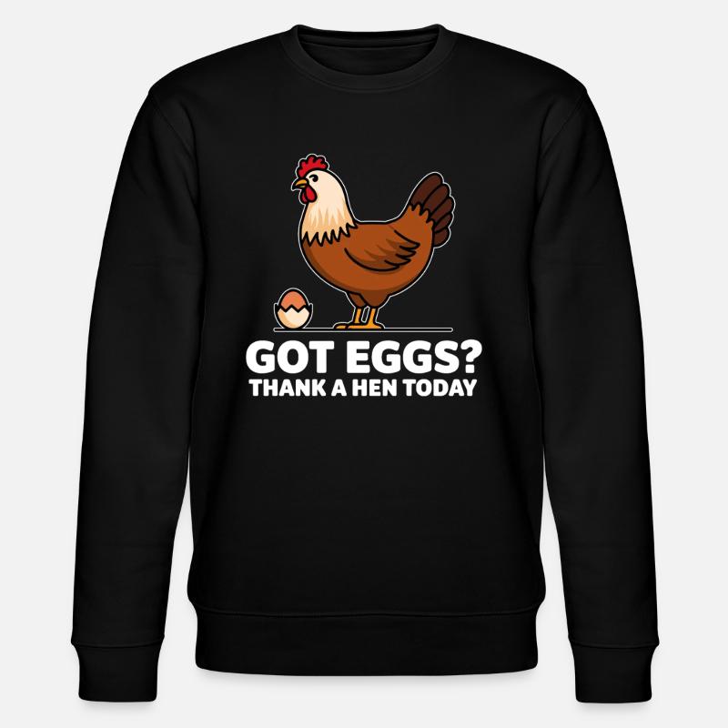 Poulets Poulets - Sweat bio CHANGER Stanley/Stella Unisexe - noir