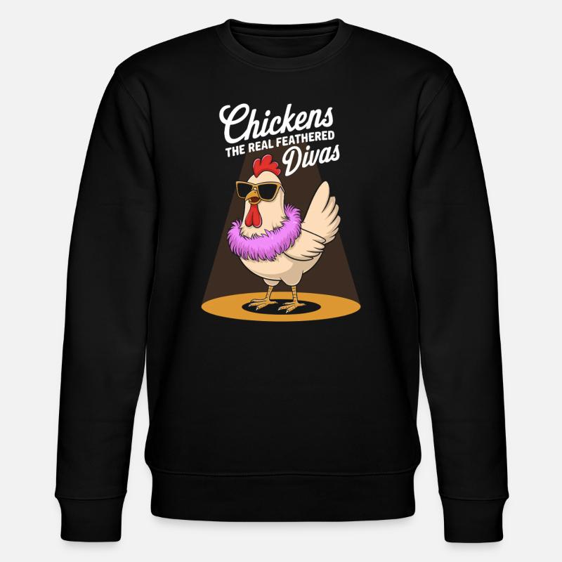 Poulets Poulets - Sweat bio CHANGER Stanley/Stella Unisexe - noir