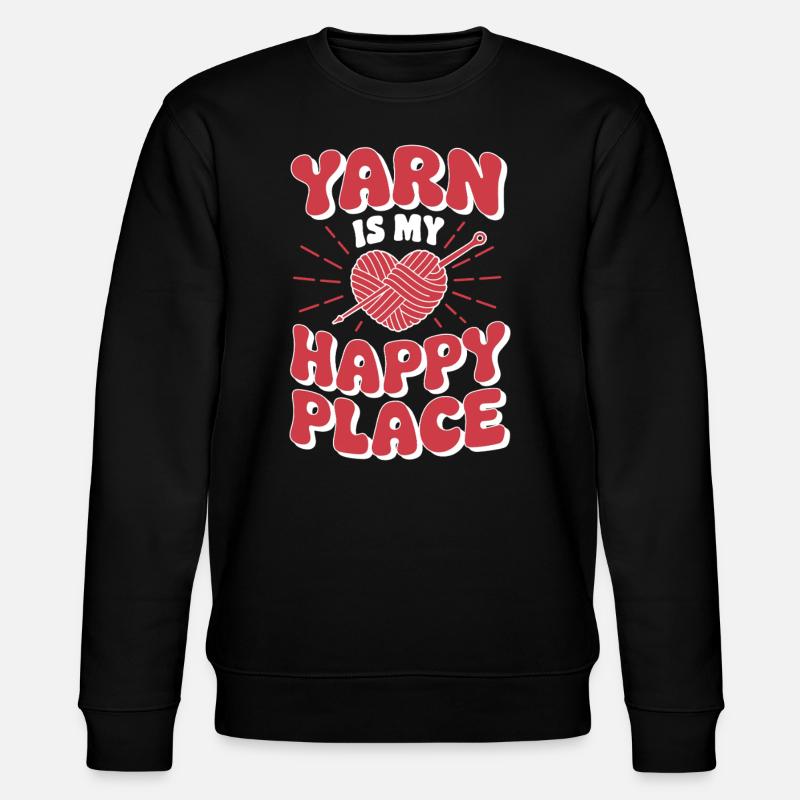 Crochet - Sweat bio CHANGER Stanley/Stella Unisexe - noir