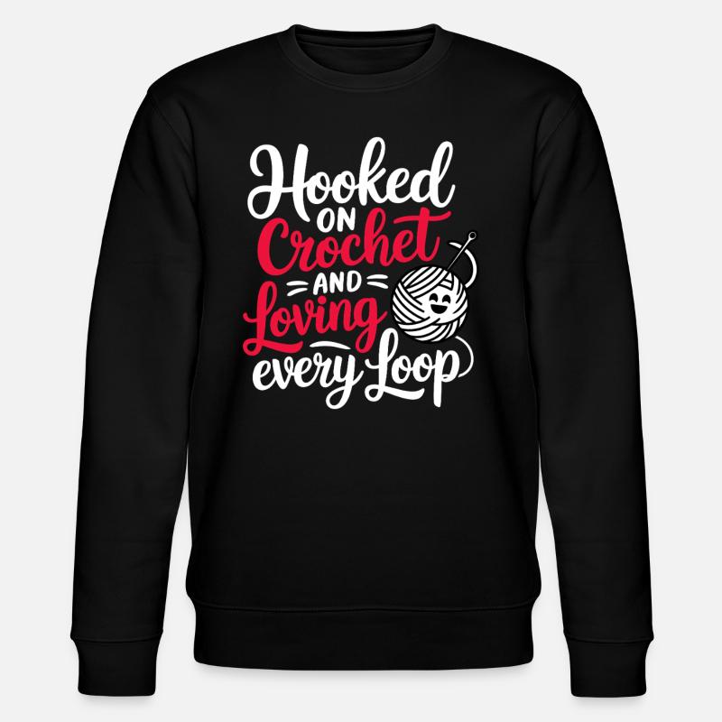 Häkeln - Stanley/Stella Unisex Bio-Sweatshirt CHANGER  - Schwarz