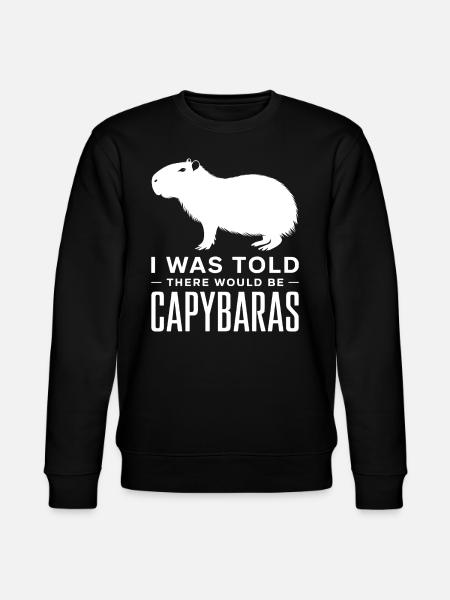 Capybara - Stanley/Stella CHANGER Unisex Organic Sweatshirt - black