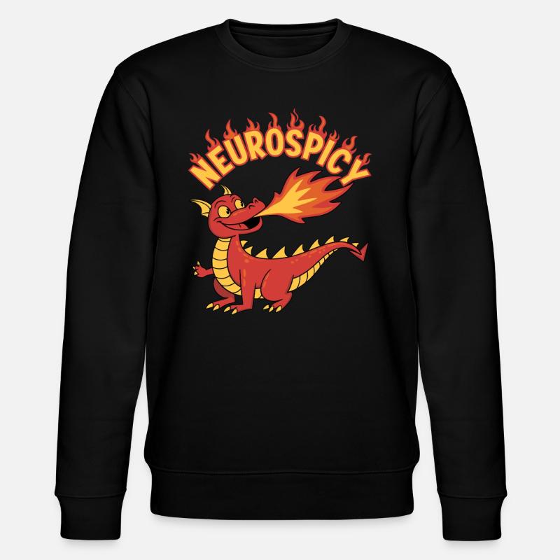 Neurospicy - Stanley/Stella Unisex Bio-Sweatshirt CHANGER  - Schwarz