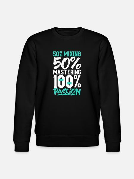 100 percent passion - sound engineer - Stanley/Stella CHANGER Unisex Organic Sweatshirt - black