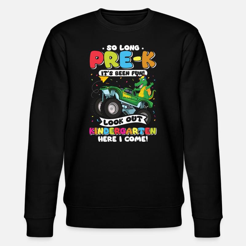 Cadeau de chambre d’enfant dinosaure Dino skateboard - Sweat bio CHANGER Stanley/Stella Unisexe - noir