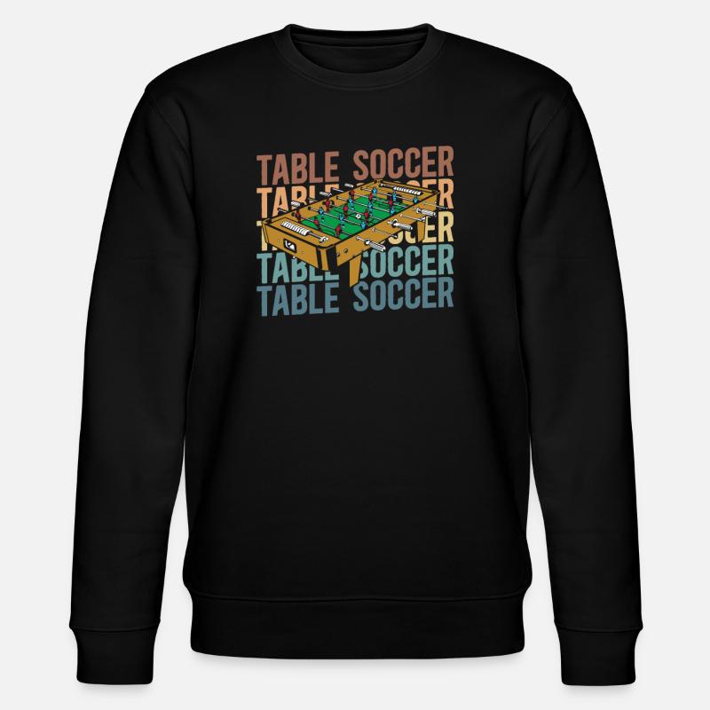 Tischfußball Kicker - Stanley/Stella Unisex Bio-Sweatshirt CHANGER  - Schwarz