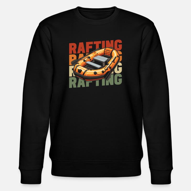 Rafting - Stanley/Stella Unisex Bio-Sweatshirt CHANGER  - Schwarz