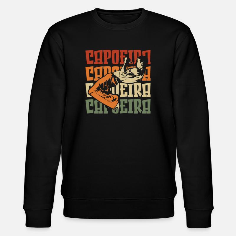 Capoeira Kampftanz - Stanley/Stella Unisex Bio-Sweatshirt CHANGER - Schwarz