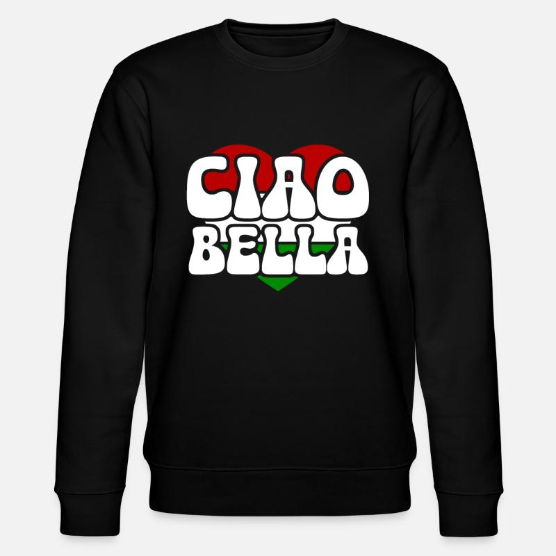 Ciao Bella - Stanley/Stella Unisex Bio-Sweatshirt CHANGER  - Schwarz