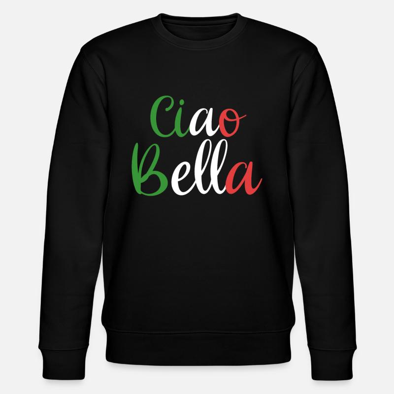 Ciao Bella - Stanley/Stella Unisex Bio-Sweatshirt CHANGER  - Schwarz