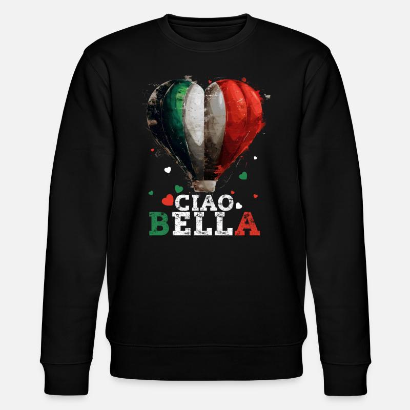 Ciao Bella - Stanley/Stella Unisex Bio-Sweatshirt CHANGER  - Schwarz