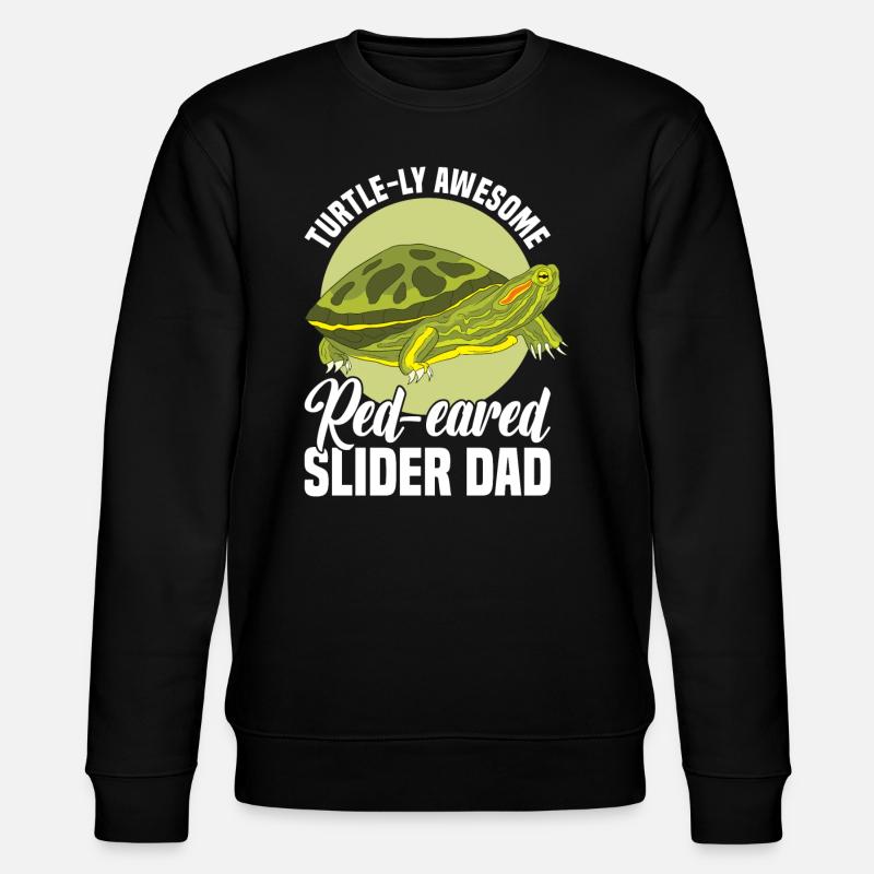 Red-eared Turtle Turtle - Stanley/Stella CHANGER Unisex Organic Sweatshirt - black