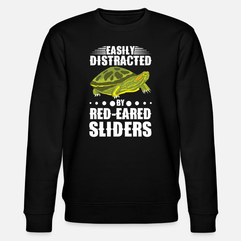 Red-eared Turtle Turtle - Stanley/Stella CHANGER Unisex Organic Sweatshirt - black