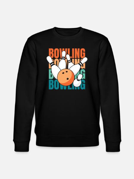 Bowling Bowlen Bowler - Stanley/Stella CHANGER Unisex Organic Sweatshirt - black