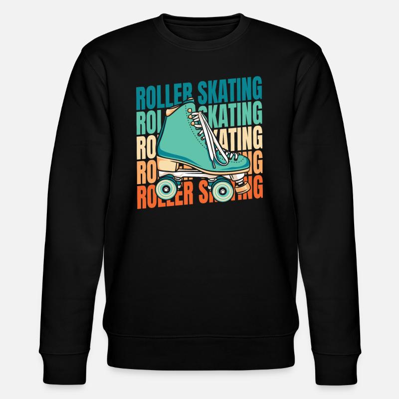 Roller Skates Roller Skating - Stanley/Stella CHANGER Unisex Organic Sweatshirt - black