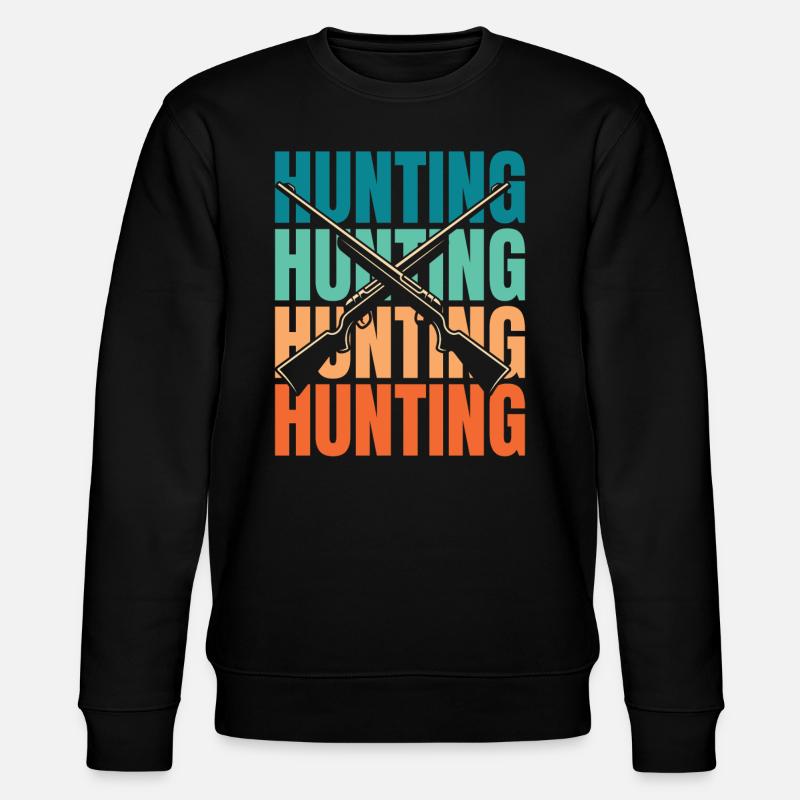 Chasse Chasseur Chasse - Sweat bio CHANGER Stanley/Stella Unisexe - noir