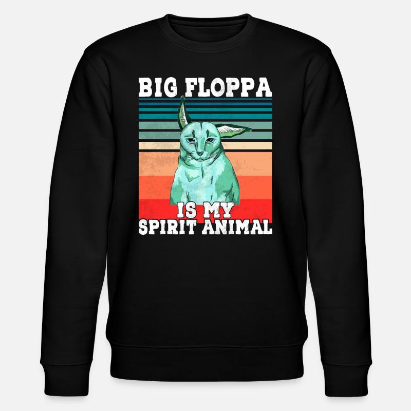 Grand Floppa Ghost Animal - Sweat bio CHANGER Stanley/Stella Unisexe - noir
