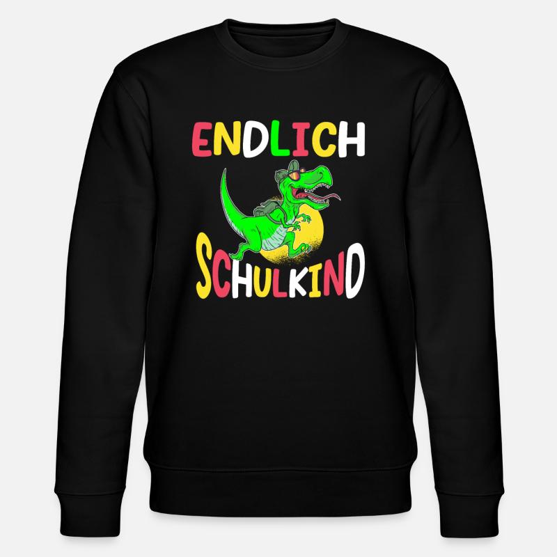 School 1. Grade - Stanley/Stella Unisex Bio-Sweatshirt CHANGER  - Schwarz