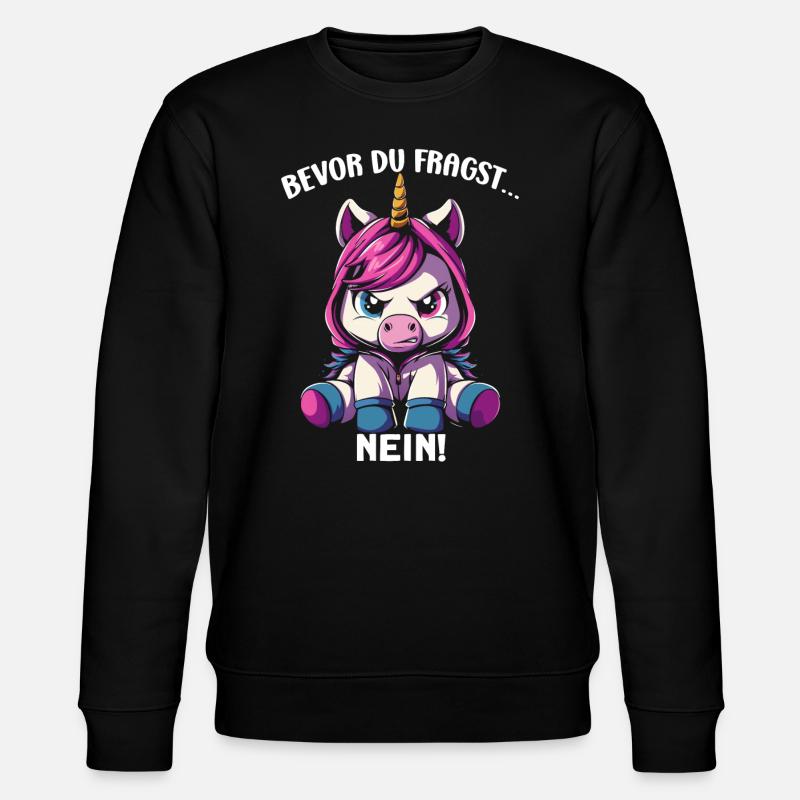 Avant de demander non - Sweat bio CHANGER Stanley/Stella Unisexe - noir