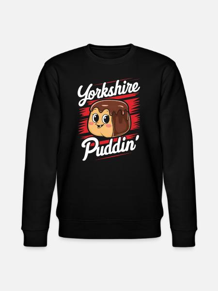 Yorkshire Pudding Geschenk - Stanley/Stella Unisex Bio-Sweatshirt CHANGER - Schwarz