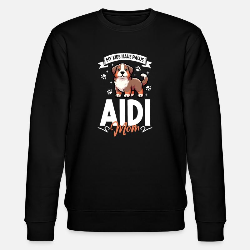 Aidi Mama - Stanley/Stella Unisex Bio-Sweatshirt CHANGER  - Schwarz