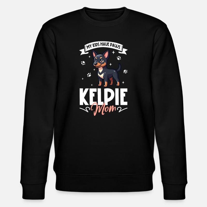 Maman Kelpie australienne - Sweat bio CHANGER Stanley/Stella Unisexe - noir