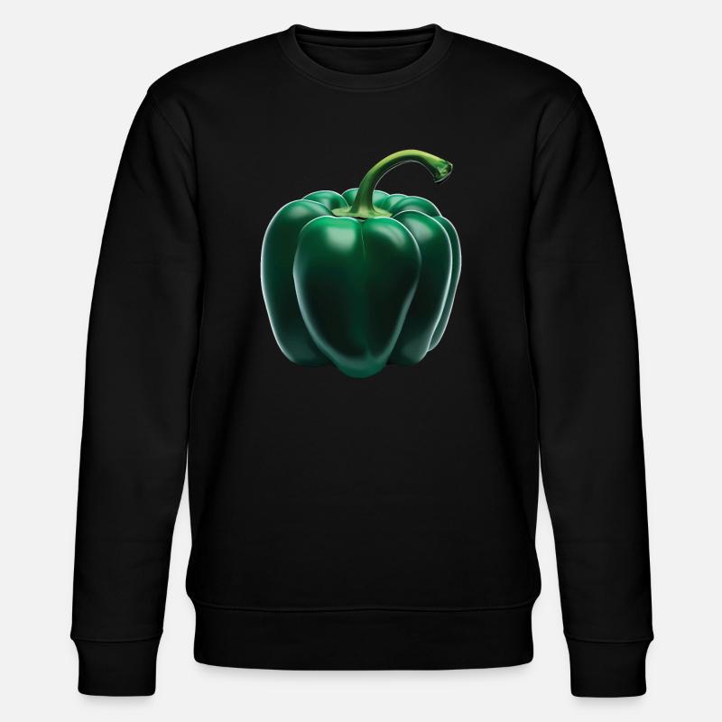 Paprika Geschenk - Stanley/Stella Unisex Bio-Sweatshirt CHANGER  - Schwarz
