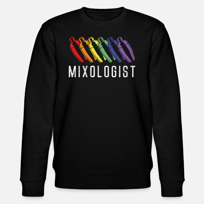 Barman Mixologue Rainbow - Sweat bio CHANGER Stanley/Stella Unisexe - noir