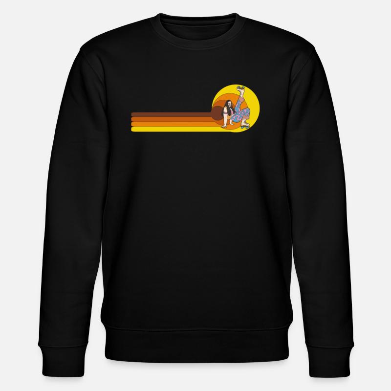 Inline-Skating Rollerskates Inline-Skater - Stanley/Stella Unisex Bio-Sweatshirt CHANGER  - Schwarz