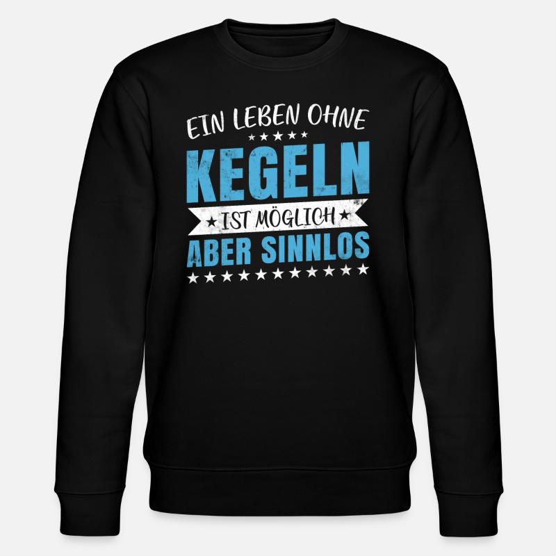 Une vie sans quilles est possible mais inutile - - Sweat bio CHANGER Stanley/Stella Unisexe - noir