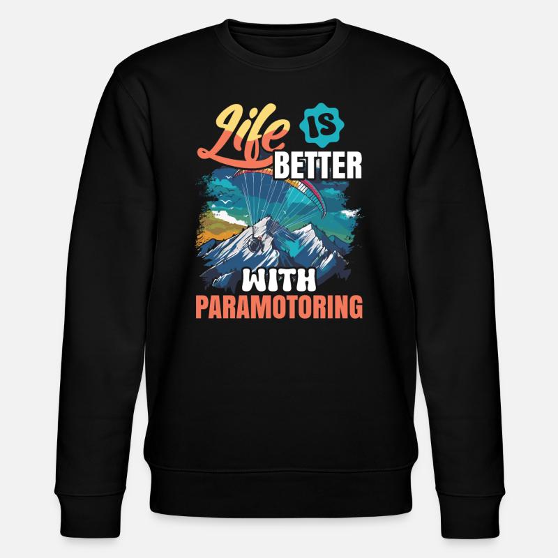 Paramoteur paramoteur - Sweat bio CHANGER Stanley/Stella Unisexe - noir