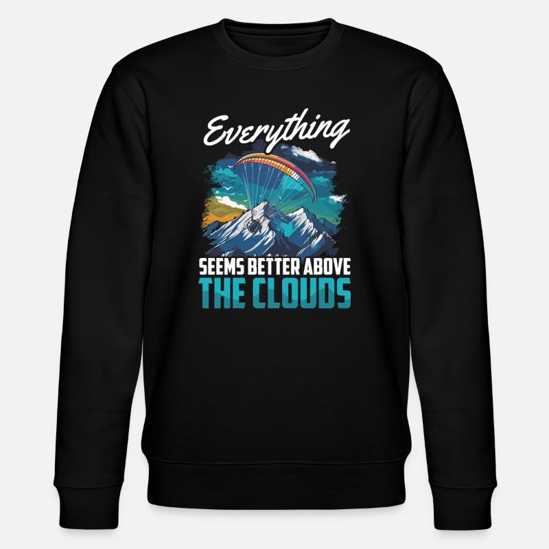 Paramotoring paramotoring - Stanley/Stella CHANGER Unisex Organic Sweatshirt - black