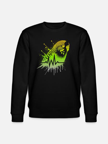 Budgie Cardio - Stanley/Stella CHANGER Unisex Organic Sweatshirt - black